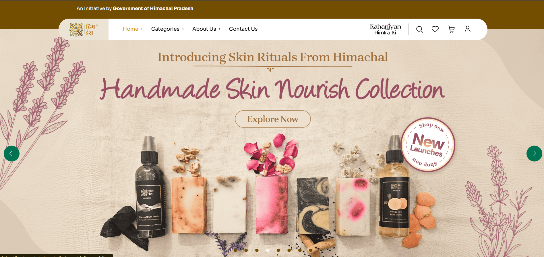 HIMIRA ecommerce preview